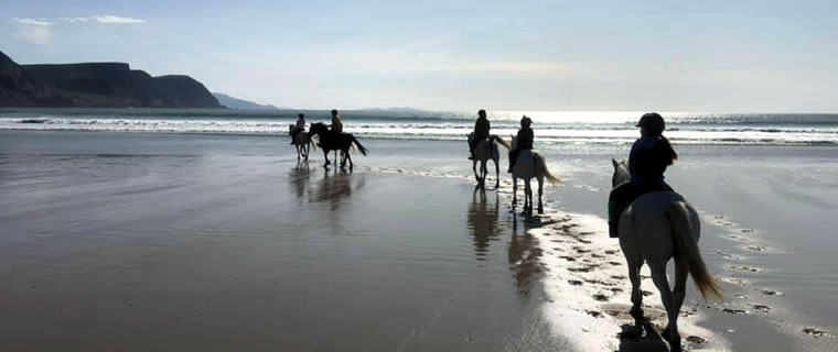 Beach trek at Keel